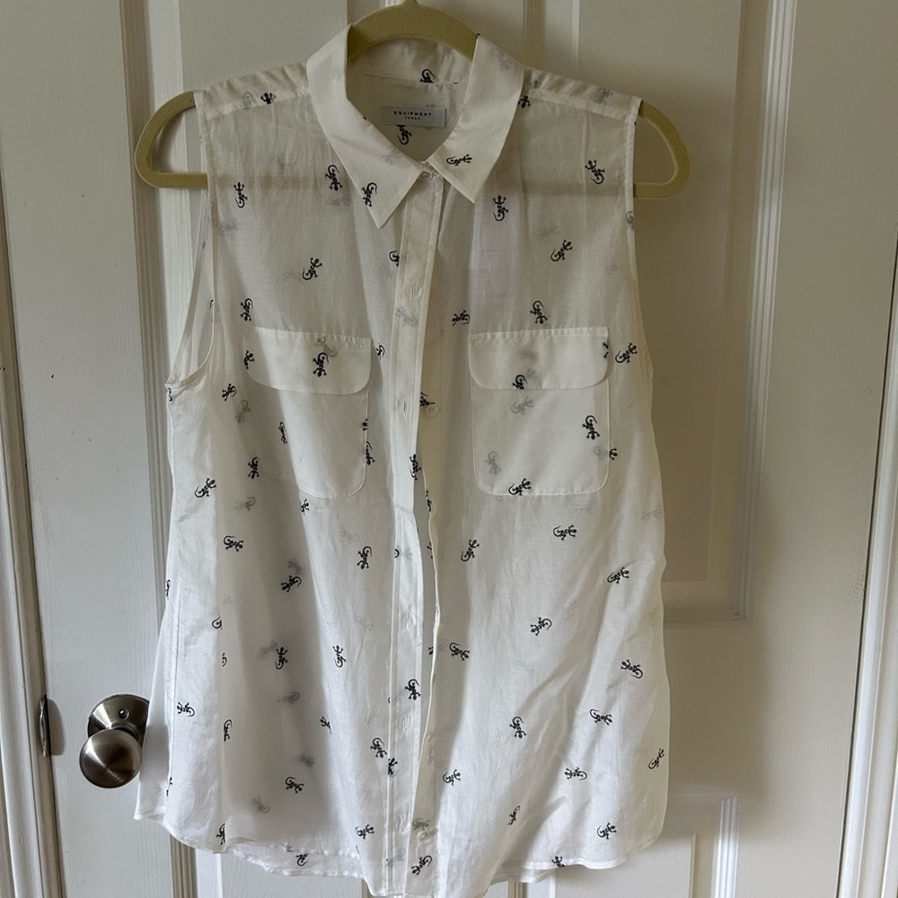 Equipment Femme sleeveless blouse